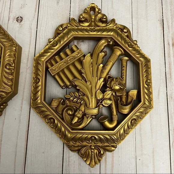 Humco vintage 1970’s Music Themed Wall Plaques Made in USA - Picture 7 of 13